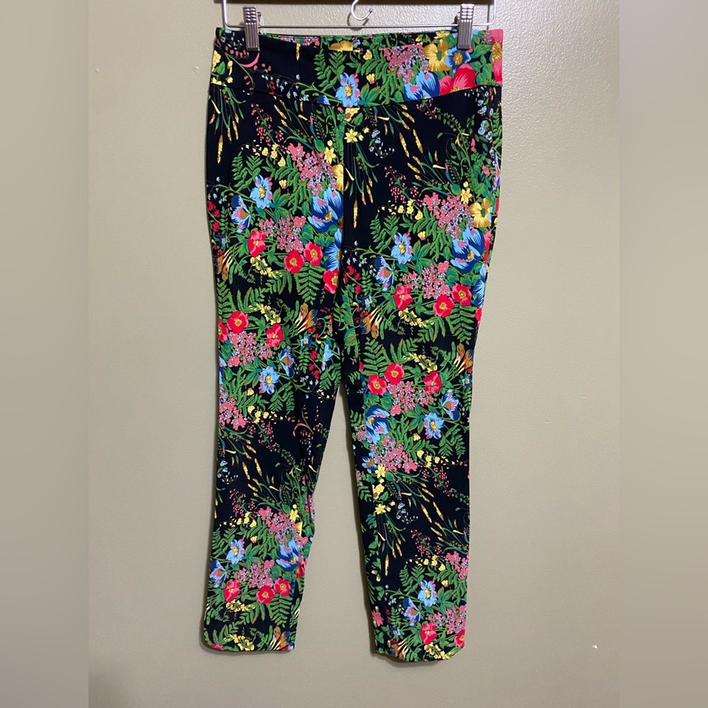 Soft Surroundings Flowered Pants, Size S‎